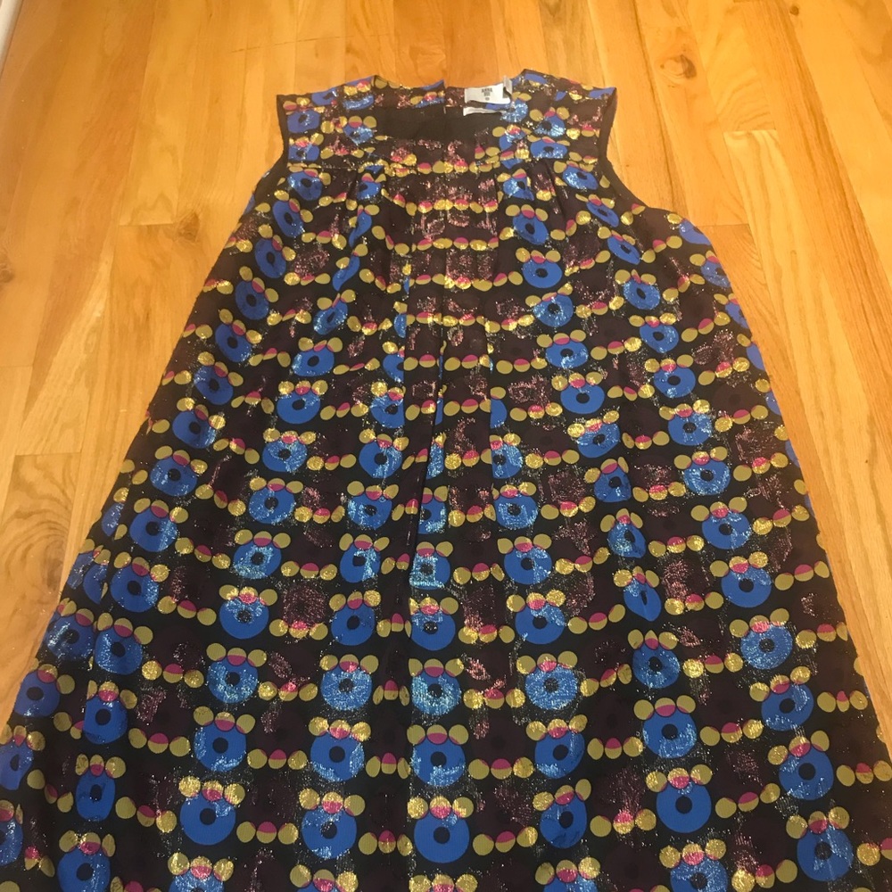 NEW Anna Sui for Target Metallic Dress - L - Picture 3 of 4